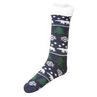 LIVERGY® Pánské vánoční ponožky (adult#male, 39/42, navy modrá)