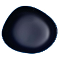 Tmavě modrý porcelánový hluboký talíř Villeroy & Boch Like Organic, 20 cm
