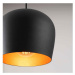Sofahouse 28657 Designový lustr Xylia 74 cm černý závěsné svítidlo