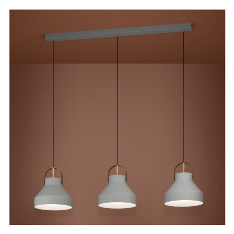 Eglo 390227 - Lustr na lanku ESTEPONA 3xE27/40W/230V šedá 390227