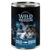 Wild Freedom Adult 6 x 400 g - bez obilovin - Cold River -treska & kuřecí
