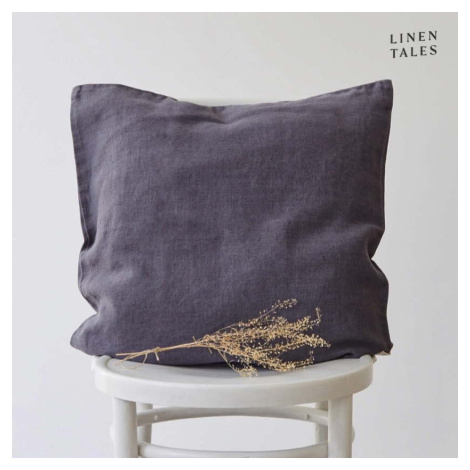 Lněný povlak na polštář 50x50 cm Dark Grey – Linen Tales