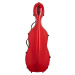 Bacio Instruments Fiberglass Cello Case RD 4/4