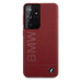 BMW BMHCS21LSLBLRE hard silikonové pouzdro Samsung Galaxy S21 Ultra 5G red Silicone Signature Lo