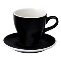 Loveramics Tulip - Cup and saucer - Cafe Latte 280 ml - Black