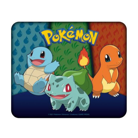 Podložka pod myš  Podložka pod myš  Pokemon - Starters Kanto, 23,5 x 19,5 cm ABY STYLE