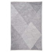 Světle šedý pratelný běhoun s příměsí bavlny 60x170 cm Whisper – Think Rugs