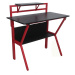 PC stůl / herní stůl, červená / čierna, TABER