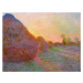 Obrazová reprodukce Haystacks, Claude Monet, 40 × 30 cm