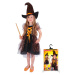 RAPPA Dětský kostým čarodějnice/Halloween hvězdička (S)