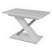 Jídelní stůl UTENDI 1 bílá, šířka 110 cm, rozkládací