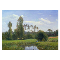 Obrazová reprodukce View at Rouelles, 1858, Monet, Claude, 40x26.7 cm