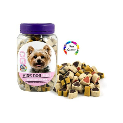 Fine dog mini soft mix srdíčka 280 g