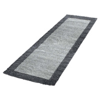 Šedý běhoun 80x250 cm Life – Ayyildiz Carpets