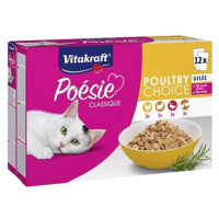 Vitakraft Cat mokré krmivo Poésie® Classique poultry multipack drůbeží mix v želé 12 × 85 g