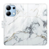 iSaprio flip pouzdro SilverMarble 15 pro Xiaomi Redmi Note 13