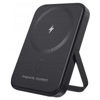 Choetech Magnetická indukční powerbanka 5000mAh 20W Pd Qc Led se stojanem