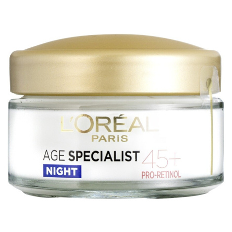 L’Oréal Paris Age Specialist 45+ noční krém proti vráskám 50ml