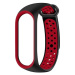 Eternico Sporty pro Xiaomi Mi band 5 / 6 / 7 solid black and red