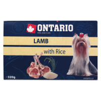 Ontario Jehněčí s rýží vanička 320 g