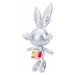 Pokémon plyšák Scorbunny Silver Version 20 cm