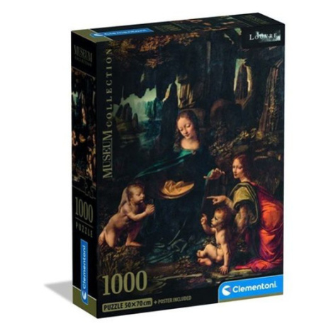 CLE puzzle 1000 Compact Mus. the Virgin of the Rocks 39976