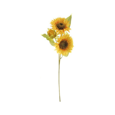 Umělá květina Slunečnice 60 cm, žlutá, 3 květy Asko