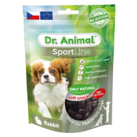 DR. ANIMAL Sportline pochoutka králík pro psy 100 g