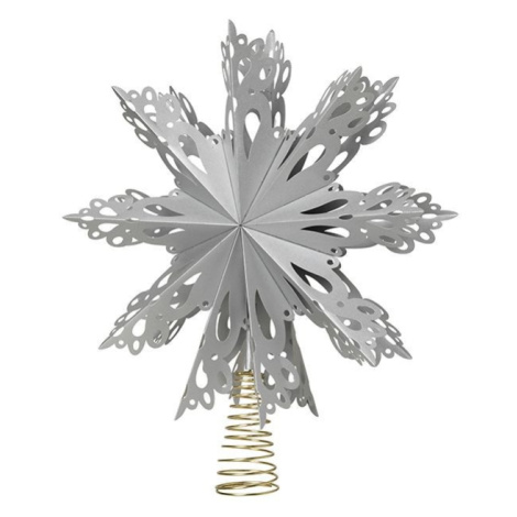 Hvězda na vánoční strom průměr 30 cm Broste CHRISTMAS STAR - stříbrná Broste Copenhagen