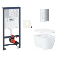 Závěsný wc set do lehkých stěn / předstěnová montáž Grohe Essence SIKOGRSESSCP00