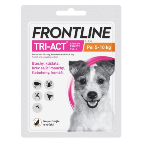 FRONTLINE Tri-Act Spot-on pro psy S 1 ml 1 pipeta