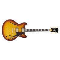 D'Angelico Excel DC XT Iced Tea Burst Quilt