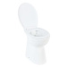 SHUMEE WC bez okraje měkké zavírání o 7 cm vyšší keramika bílé