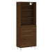 vidaXL Skříň highboard hnědý dub 69,5 x 34 x 180 cm kompozitní dřevo