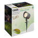 Calex Venkovní reflektor Calex LED, zemní hrot, zástrčka, černý, 2 700 K