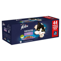 Felix Fantastic s hovězím kuřetem lososem a tuňákem v želé 44 x 85 g