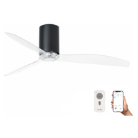 FARO Barcelona FARO 32041WP - Stropní látor MINI TUBE FAN M černá pr. 128 cm SMART + DO