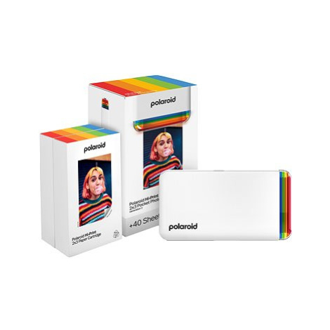 Polaroid Hi·Print 2x3 Pocket Photo Printer Generation 2 Starter Set White (40 ks papíru)