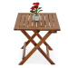 Skládací zahradní stolek akácie D0030 Dekorhome