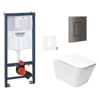 Závěsný wc set do lehkých stěn / předstěnová montáž Swiss Aqua Technologies Infinitio SIKOGRSIN1