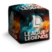 Sablio Taburet Cube League of Legends Glow: 40x40x40 cm