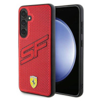 Pouzdro Ferrari Big Sf Perforated Na Samsung Galaxy S24 Červené