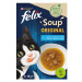 FELIX Soup Original s treskou, platýsem, tuňákem 6 x 48g