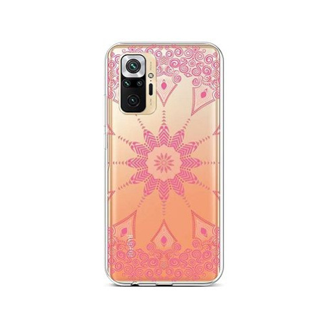 TopQ Xiaomi Redmi Note 10 Pro silikon Pink Mandala 58104