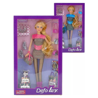 Panenka Defa Lucy nákupy 29cm módní trendy set s doplňky 2 barvy v krabici
