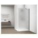 Polysan ESCA BLACK MATT jednodílná sprchová zástěna k instalaci ke stěně, matné sklo, 800 mm