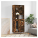 vidaXL Skříň highboard kouřový dub 69,5 x 34 x 180 cm kompozitní dřevo