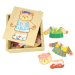 Bigjigs Toys Oblékací puzzle MRS BEAR vícebarevné