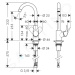 Hansgrohe 71835000 - Dřezová baterie, chrom