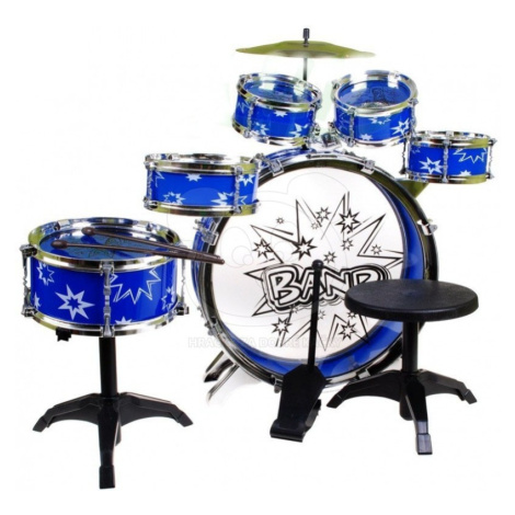 Bohui Toys Dětská bicí souprava – bubny pro kluky modrá